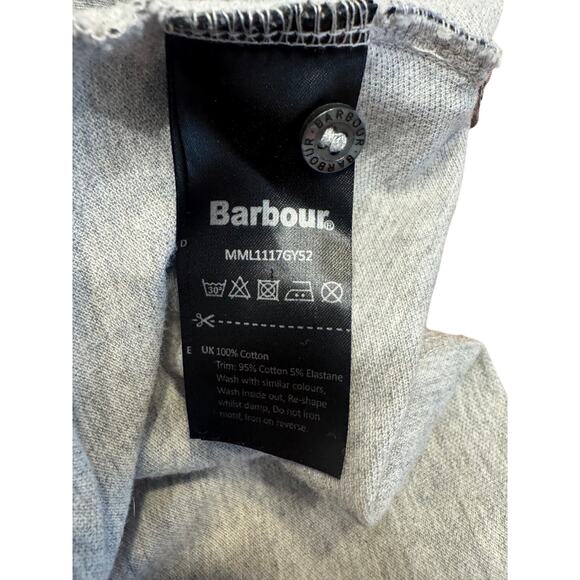 Barbour Blaine Tartan Polo Shirt Grey – Men’s L-Heritage Classic Menswear - Picture 6 of 7